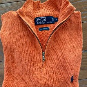 Ralph Lauren Polo Orange Medium Quarter-Zip